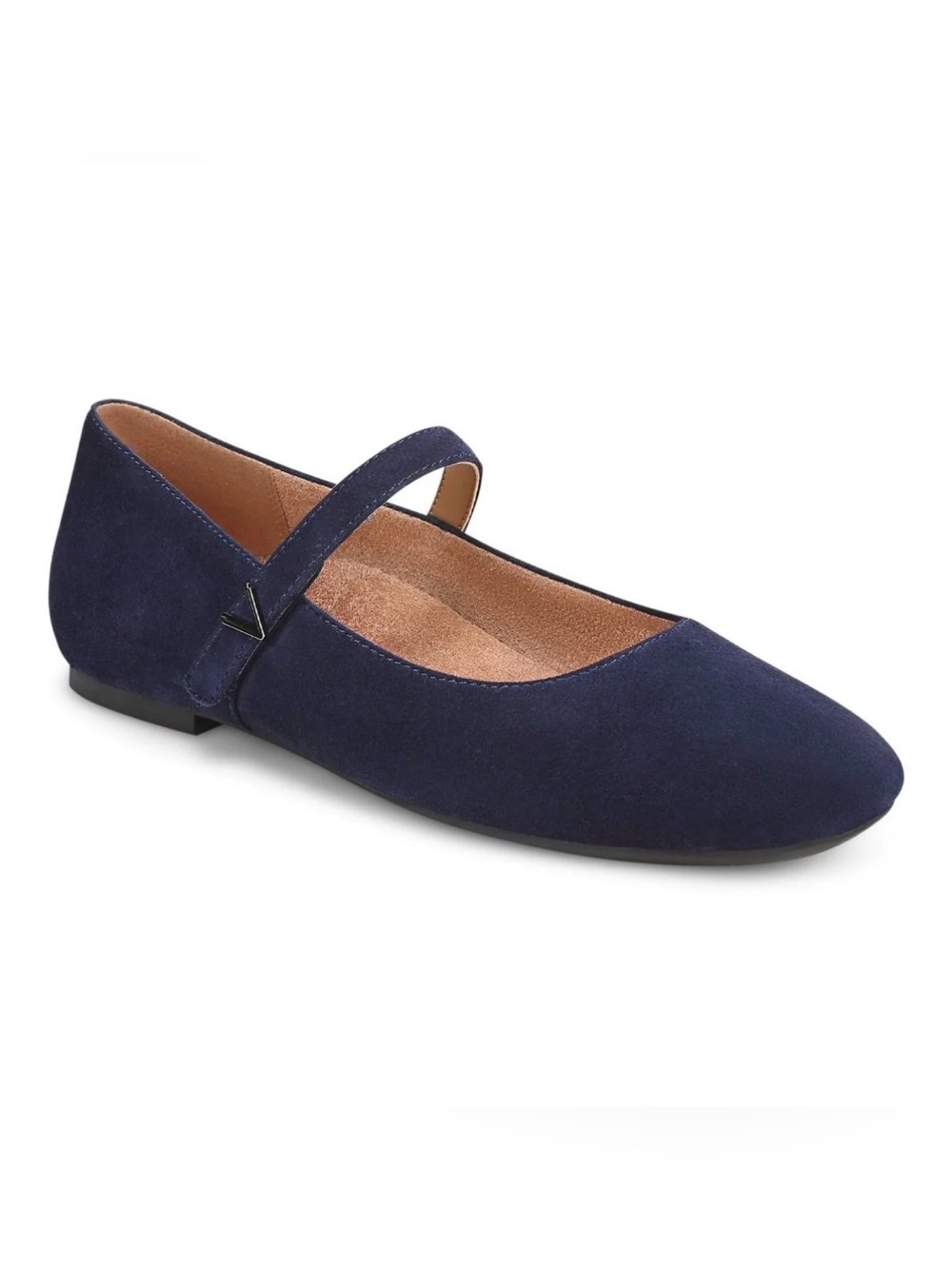 New! Vionic Suede Alameda Mary Jane Flat
